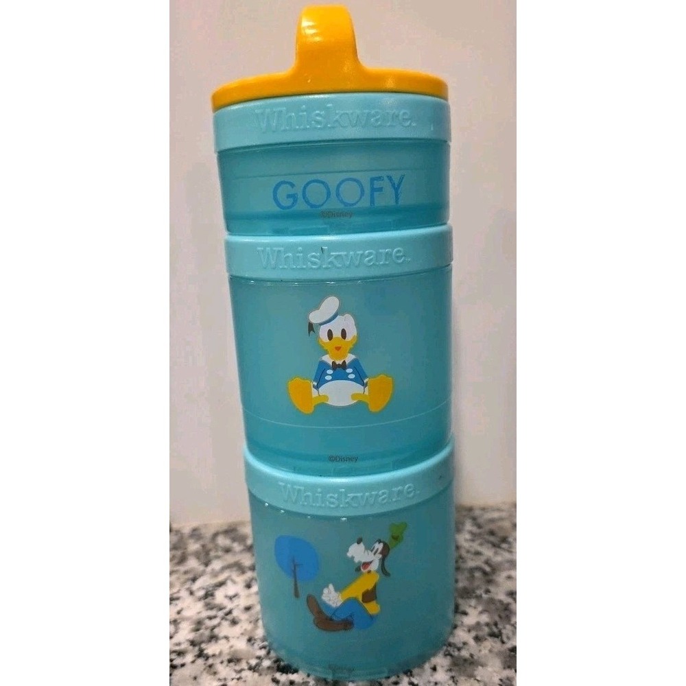 Whiskware Goofy Donald Duck Snack Container BPA Free EXCELLENT